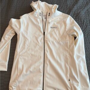 NOBULL Cream Zip-Up Jacket